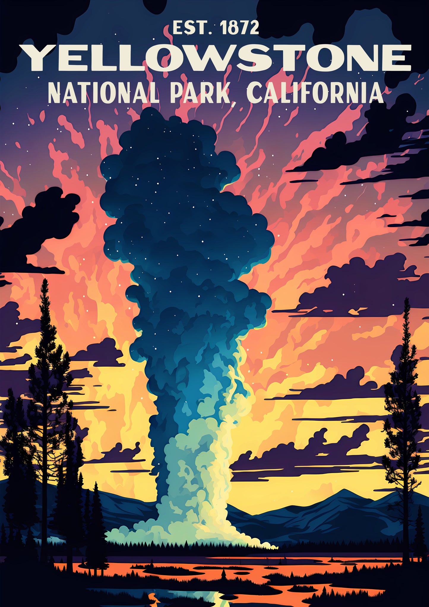 Yellowstone, Kalifornien