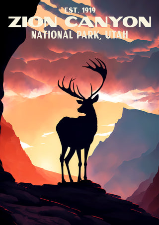 Zion Canyon, Utah print