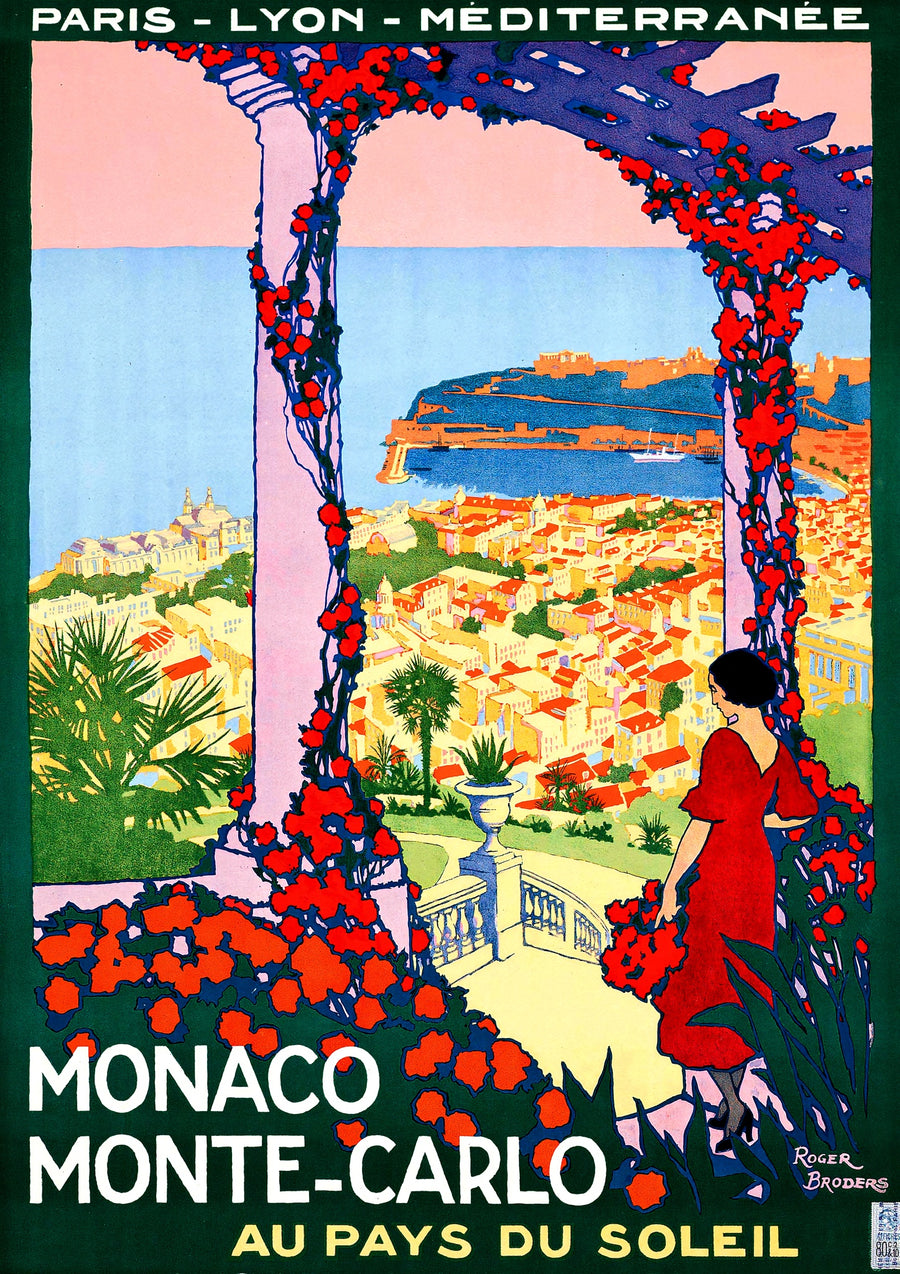 Monte Carlo, Monaco - Print Only frame