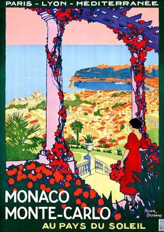 Monte Carlo, Monaco print