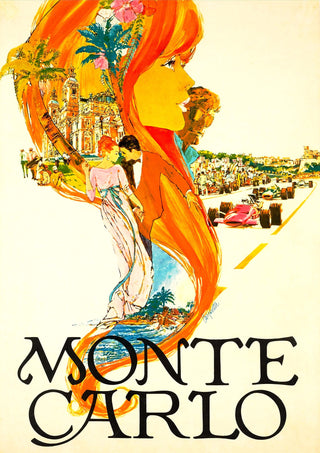 Monte Carlo, Monaco print