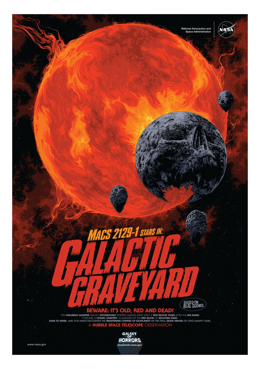 Galactische Begraafplaats - Print Only frame
