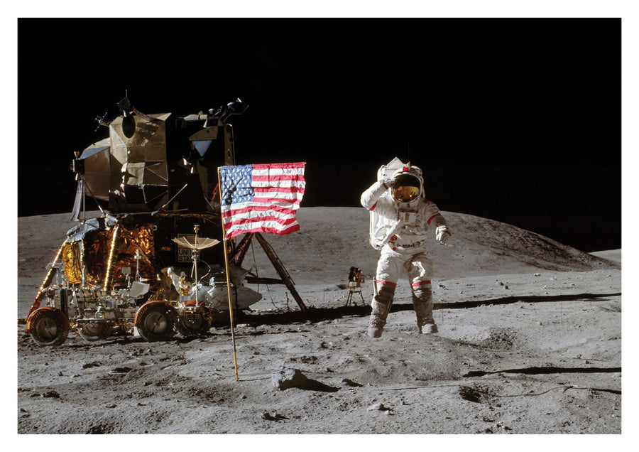 Maanlanding - Print Only frame