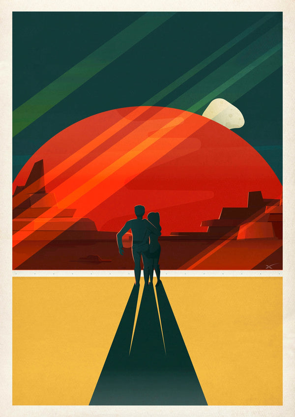 Sunset on Mars