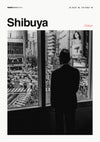 Man at Shibuya Crossing, Tokyo print