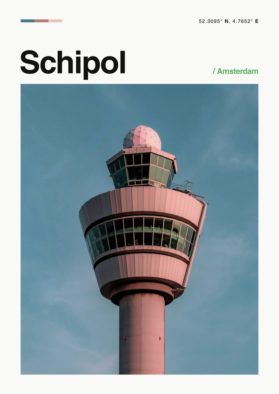Schipol, Amsterdam - Print Only frame