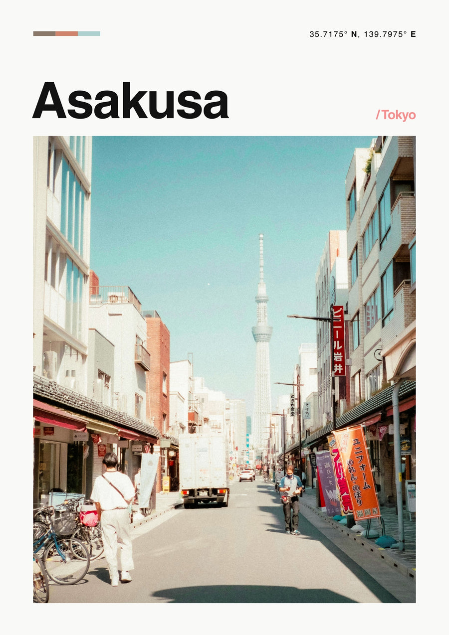 Asakusa, Tokyo - Print Only frame