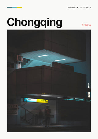 Chongqing Station, China print