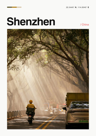 Shenzhen, China print