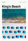 King's Beach, USA print