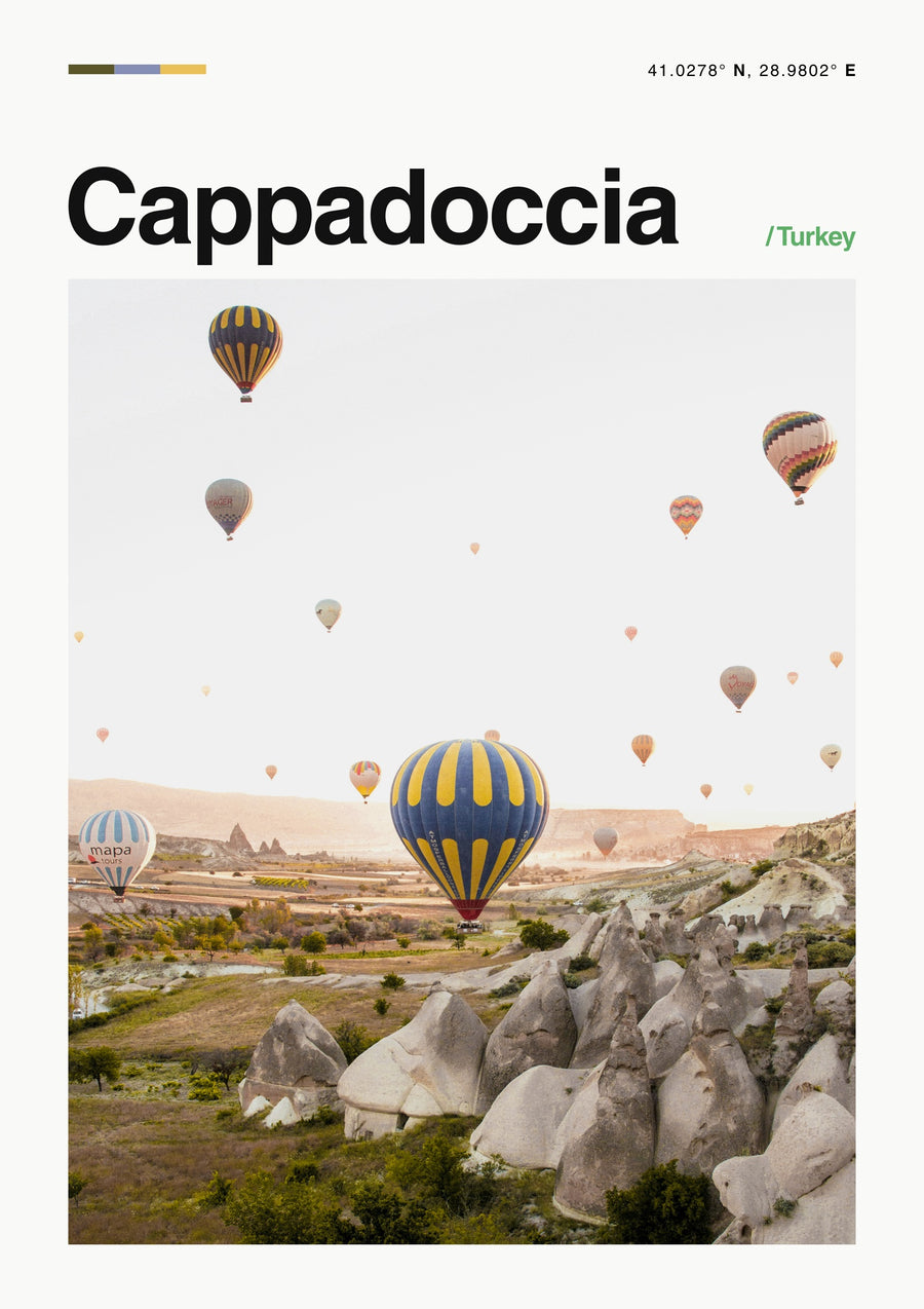 Cappadocië, Turkije - Print Only frame
