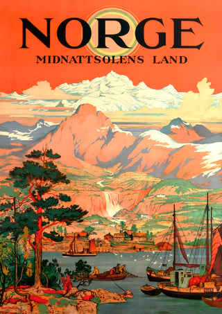 Midnattssol, Norge print