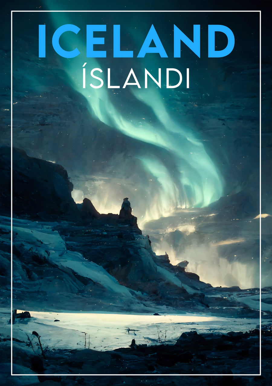 Northern Lights, Iceland - Print Only frame