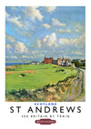 St. Andrews by Train print