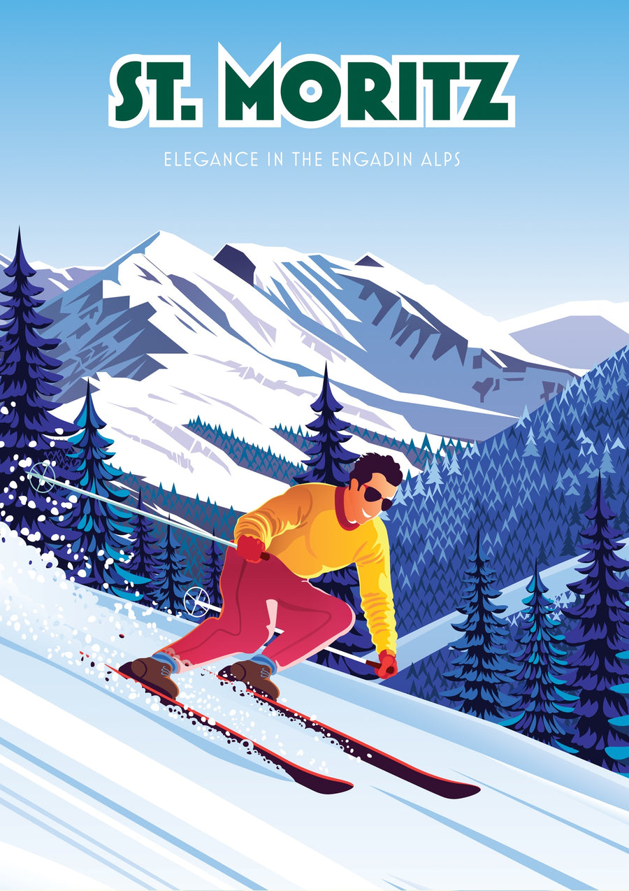 St. Moritz - Print Only frame