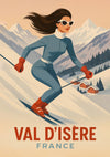 Val D'Isere - France Ski print