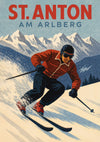 St Anton Am Arlberg print