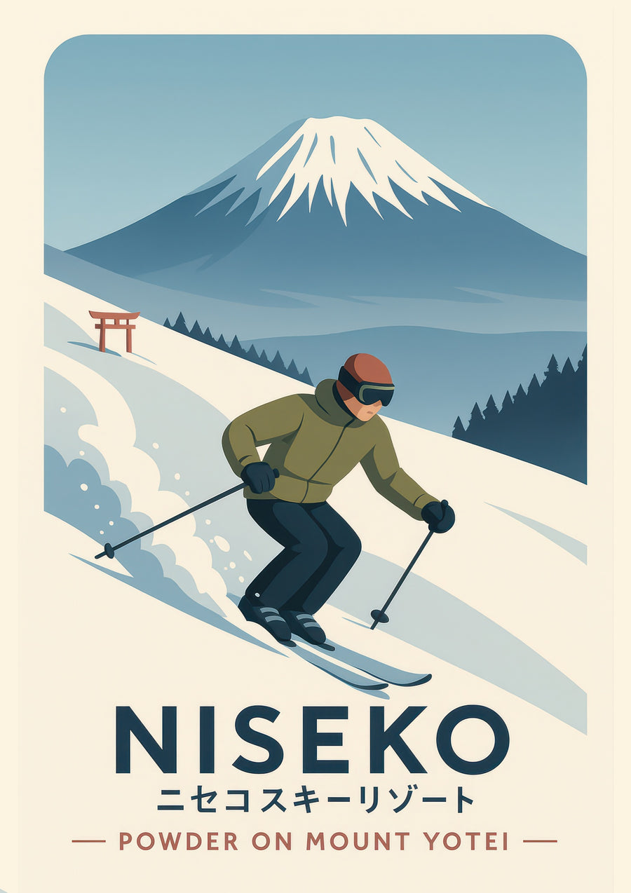 Niseko - Japon - Print Only frame
