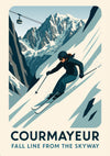 Courmayeur - Italien print