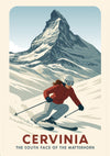 Cervinia - Italien print