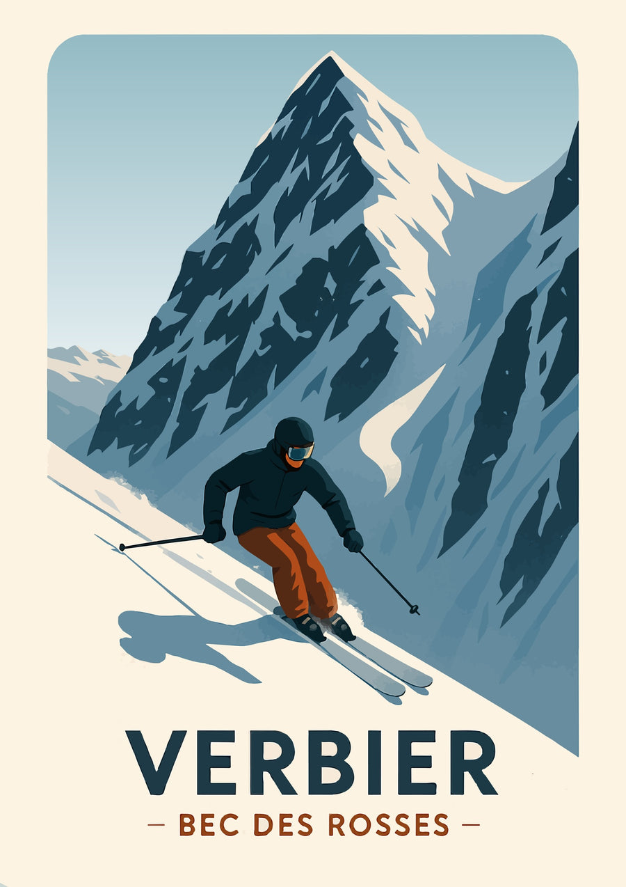 Verbier - Switzerland - Print Only frame