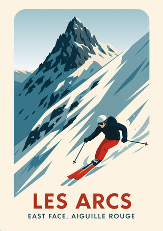 Les Arcs - Frankreich print