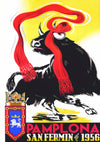 Pamplona, Spanien print