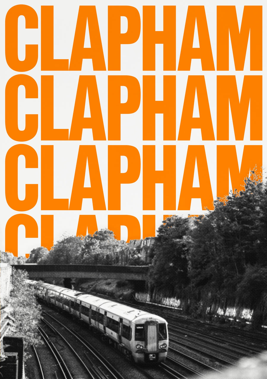 Clapham, London - Print Only frame