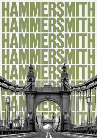 Hammersmith, London print