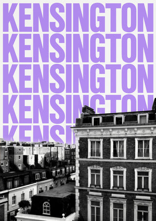 Kensington, London print