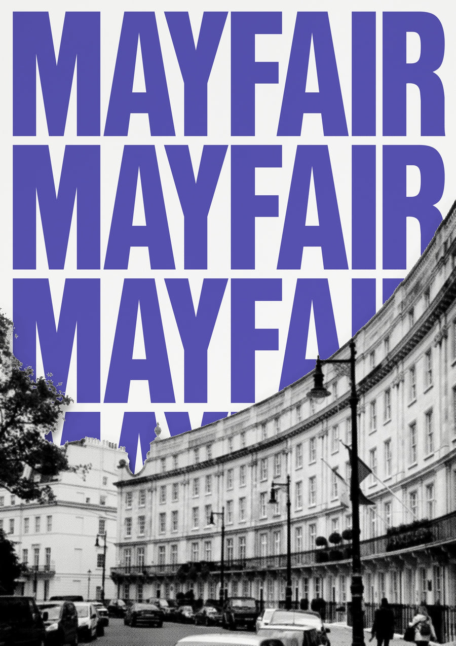 Mayfair, London - Print Only frame