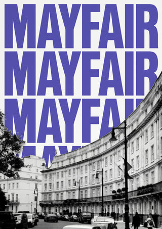 Mayfair, London print