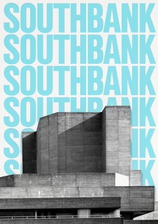 Nationalteatern, Southbank, London print
