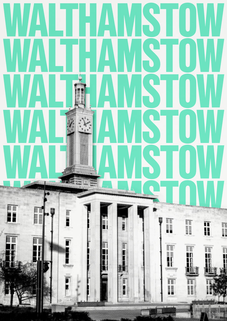 Walthamstow, Londres - Print Only frame