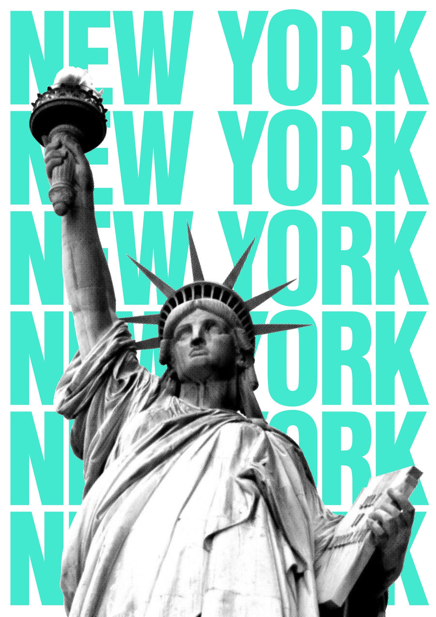 Statue of Liberty, New York - Print Only frame