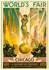 World's Fair, Chicago, USA print