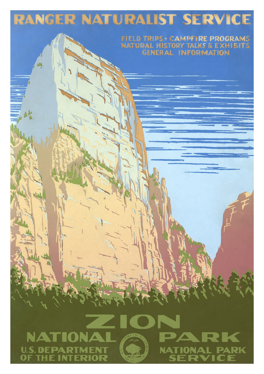Parc national de Zion - Print Only frame