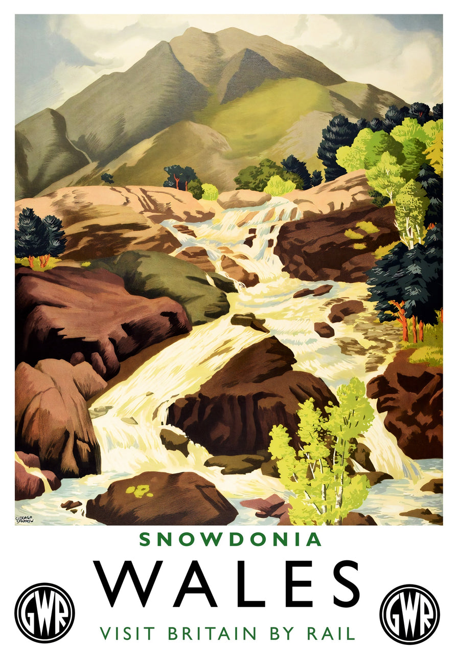 Snowdonia - Print Only frame