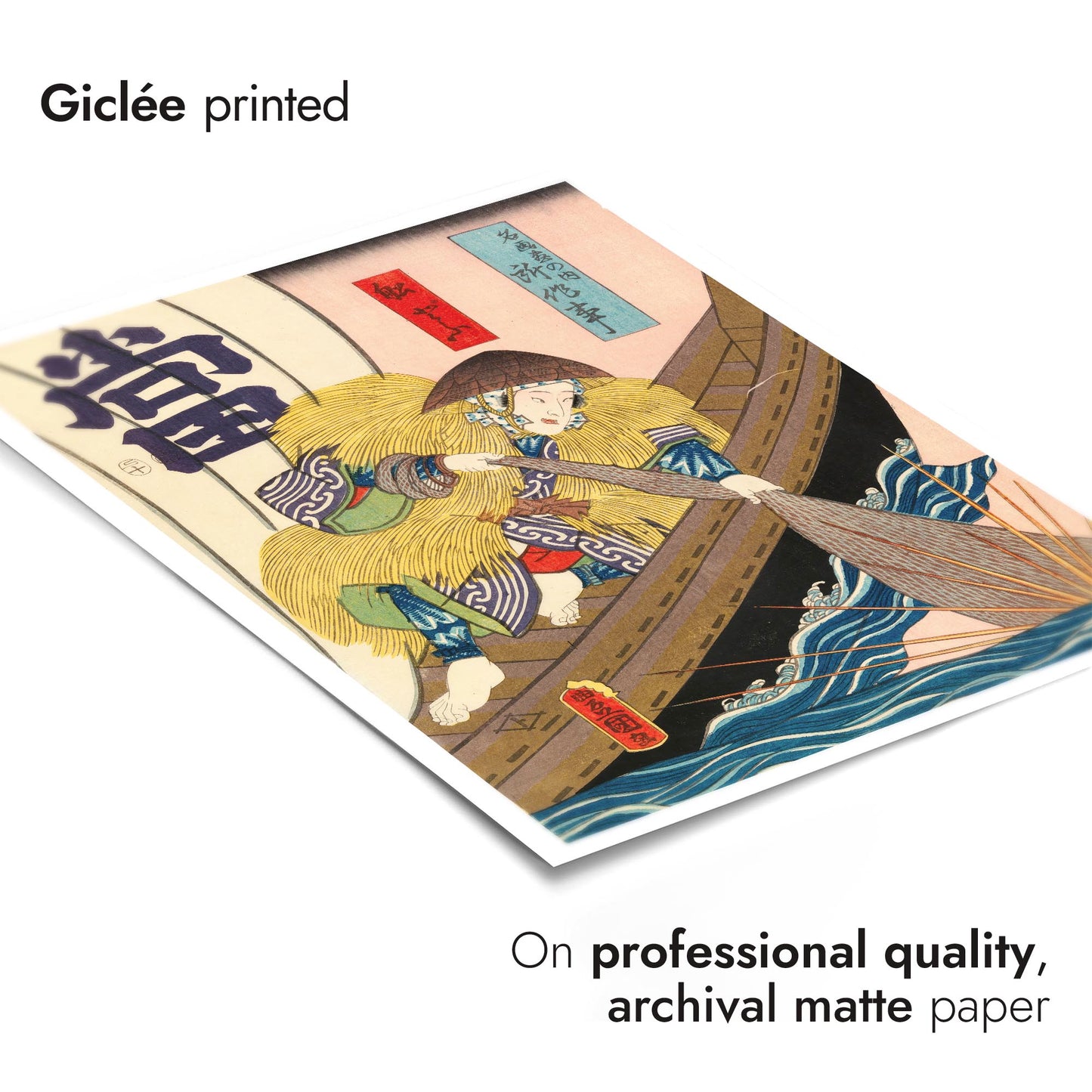 Schauspieler Nakamura Fukusuke als Fischer