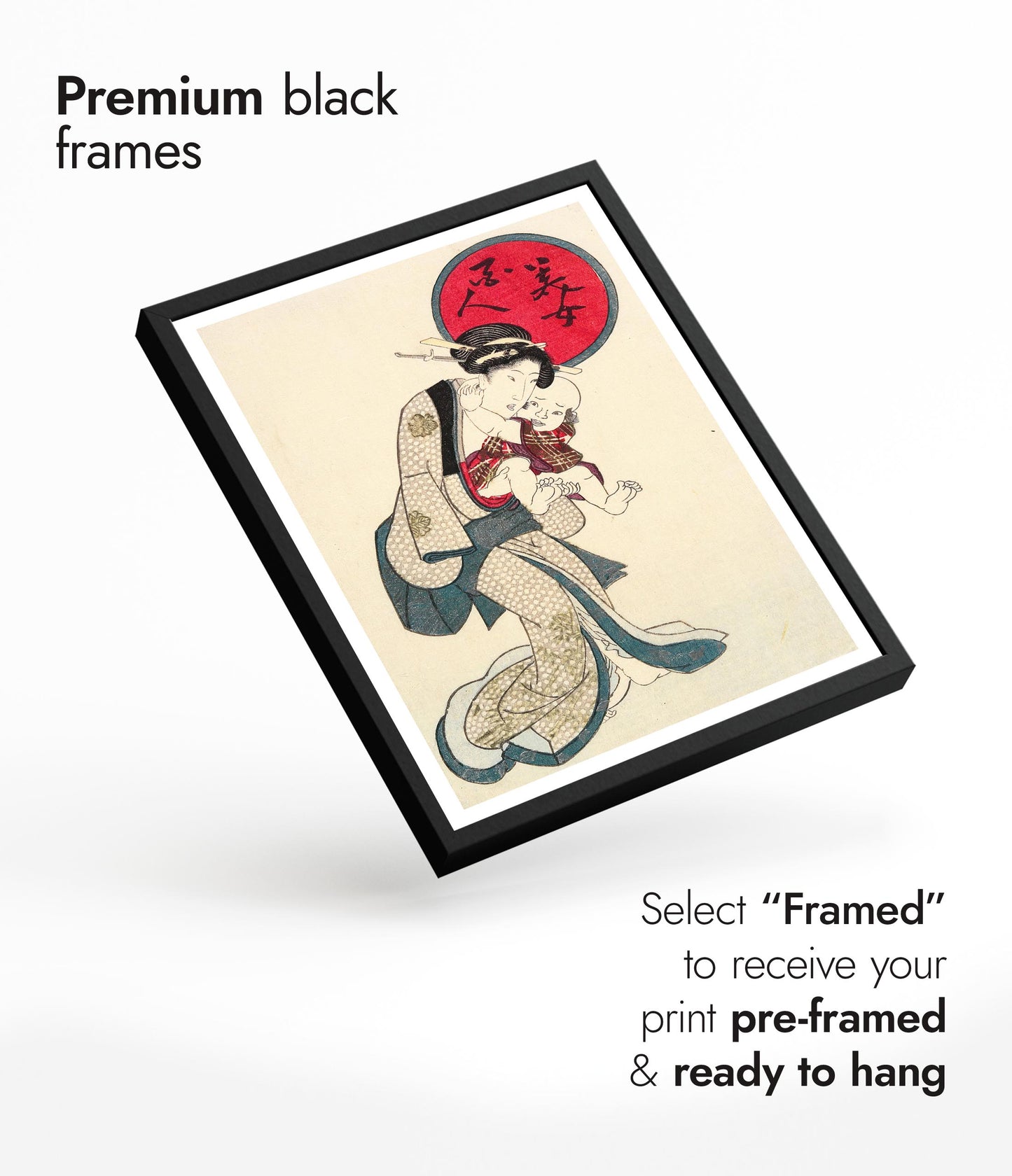 Vrouw die een baby vasthoudt