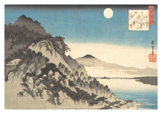 Höstfullmåne vid Ishiyama print