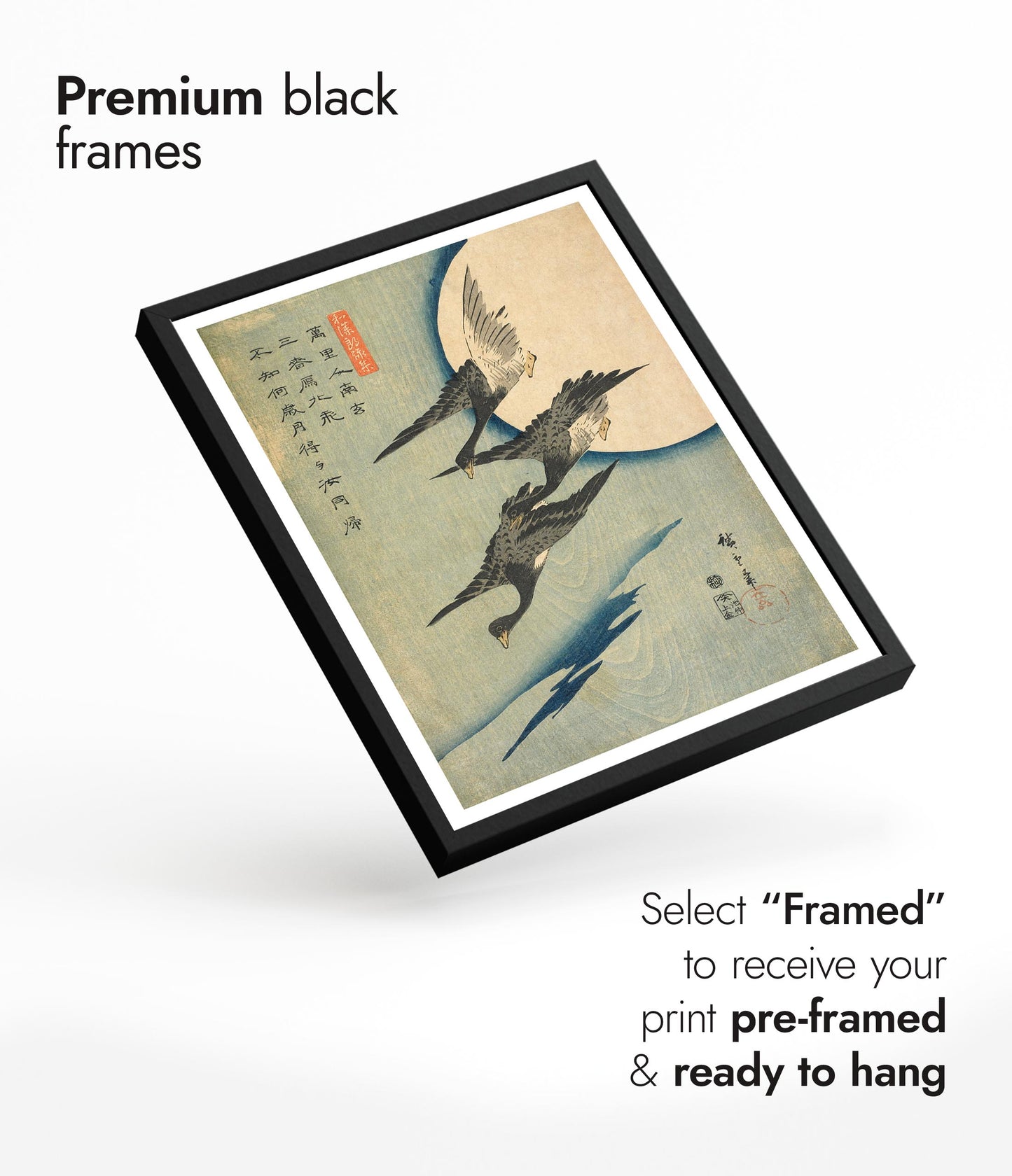 Flying Geese & Full Moon