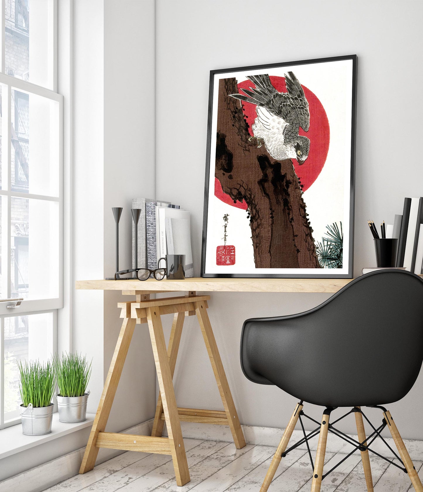 Habicht & Rote Sonne