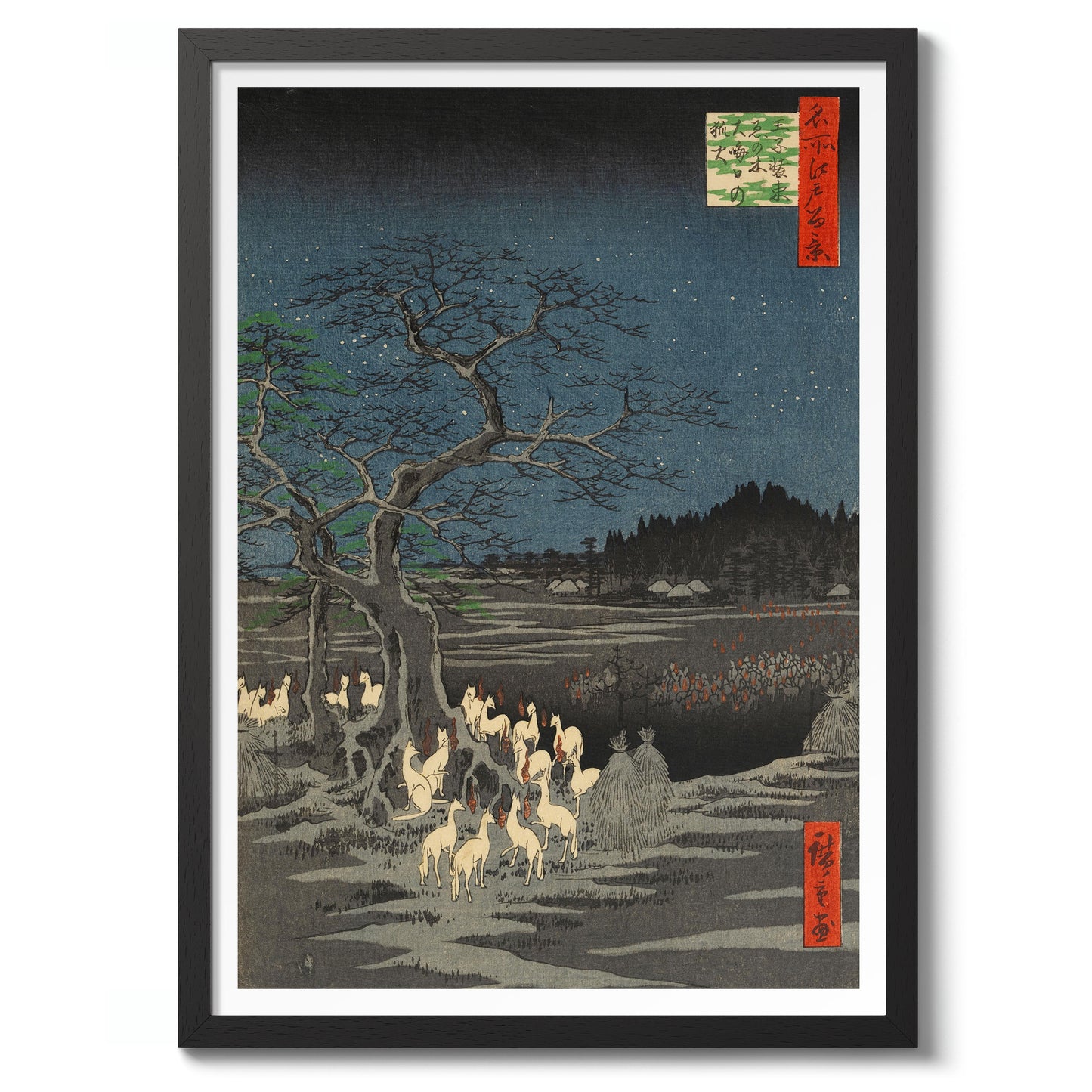 New Year's Eve Foxfires at the Changing Tree, Oji