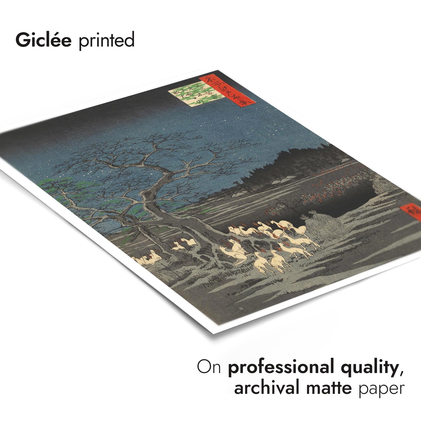 New Year's Eve Foxfires at the Changing Tree, Oji