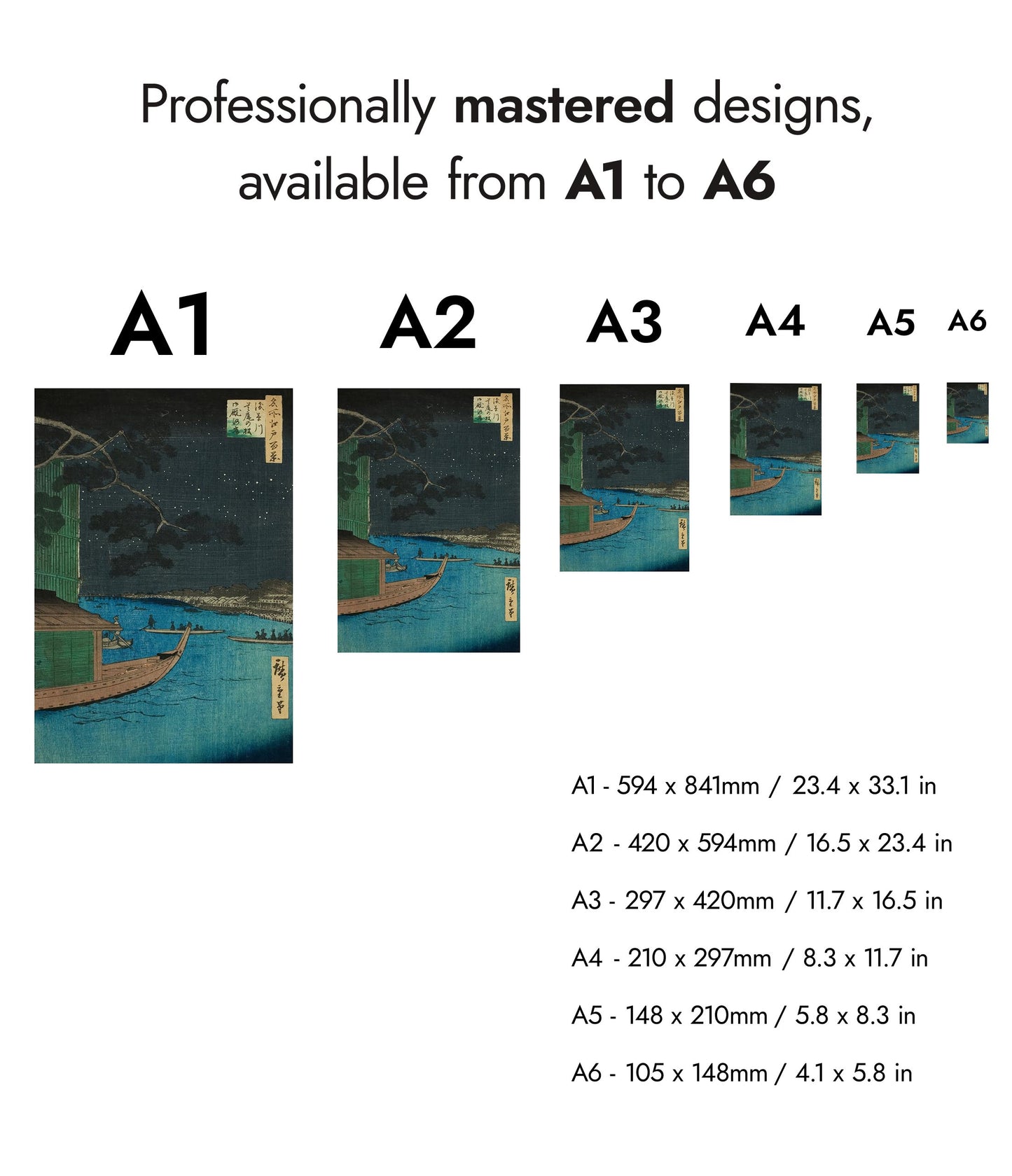 Pine of Success and Onmai Riverbank at Asakusa River