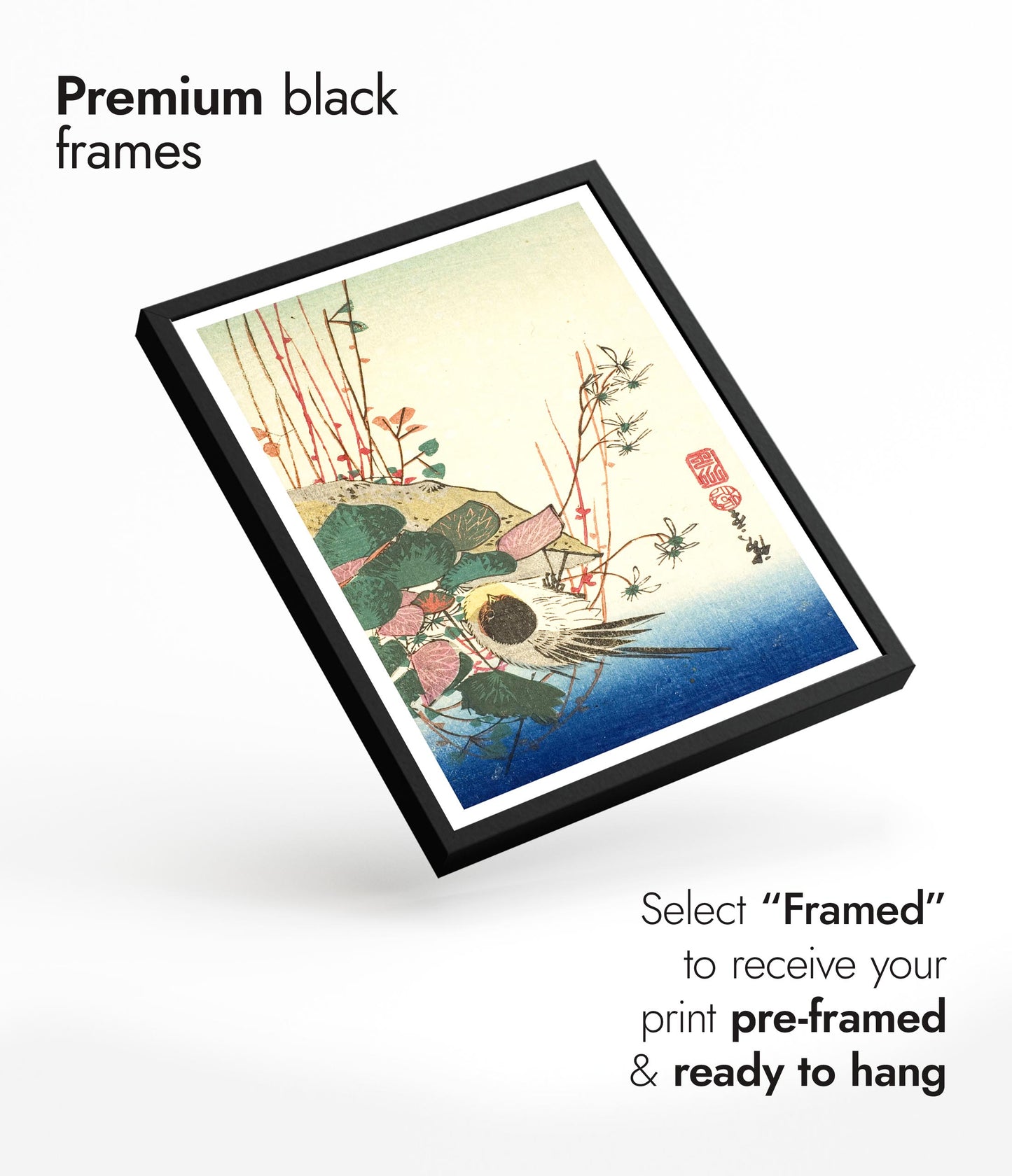 Sparv på en hängande växt