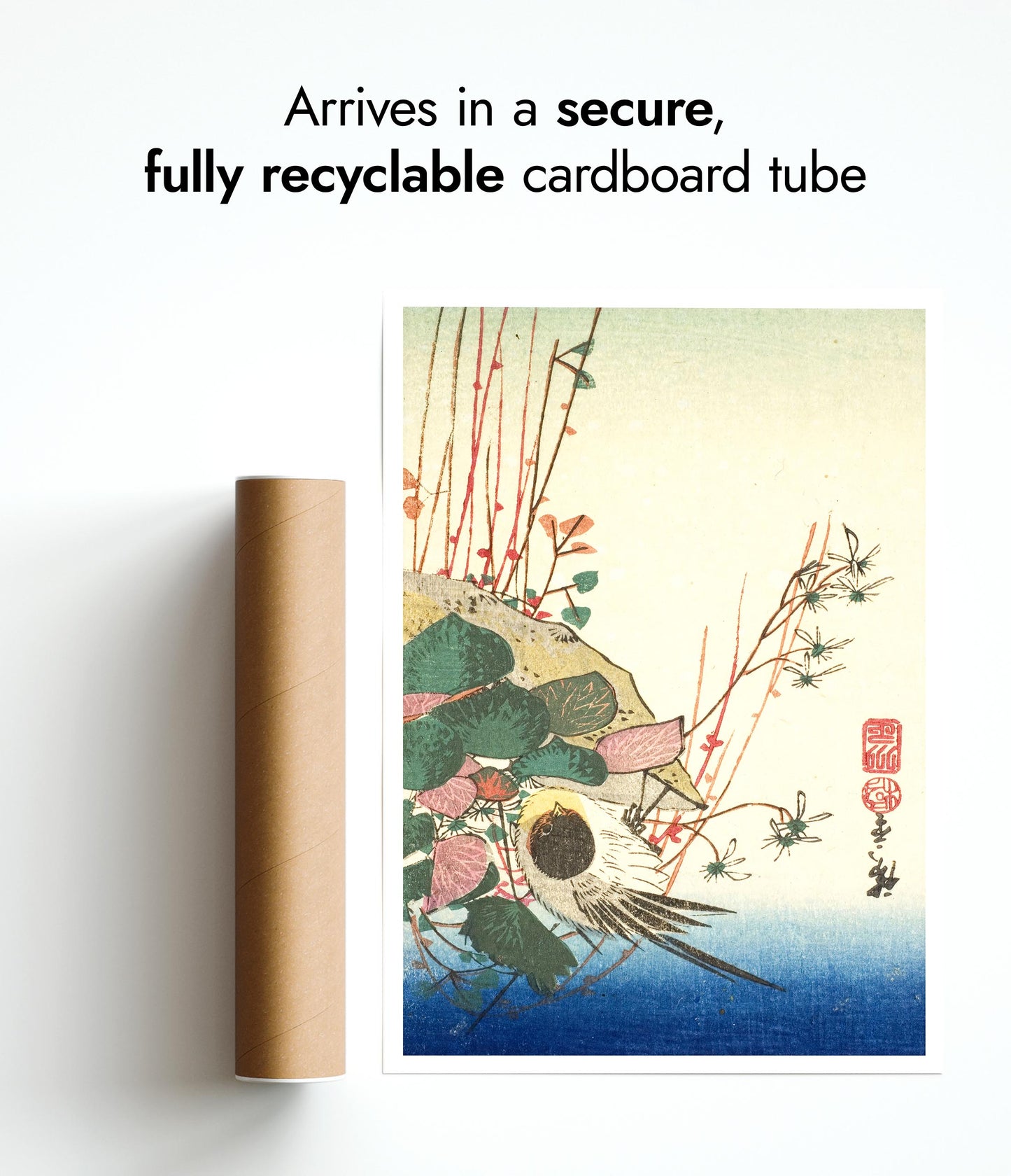 Sparv på en hängande växt