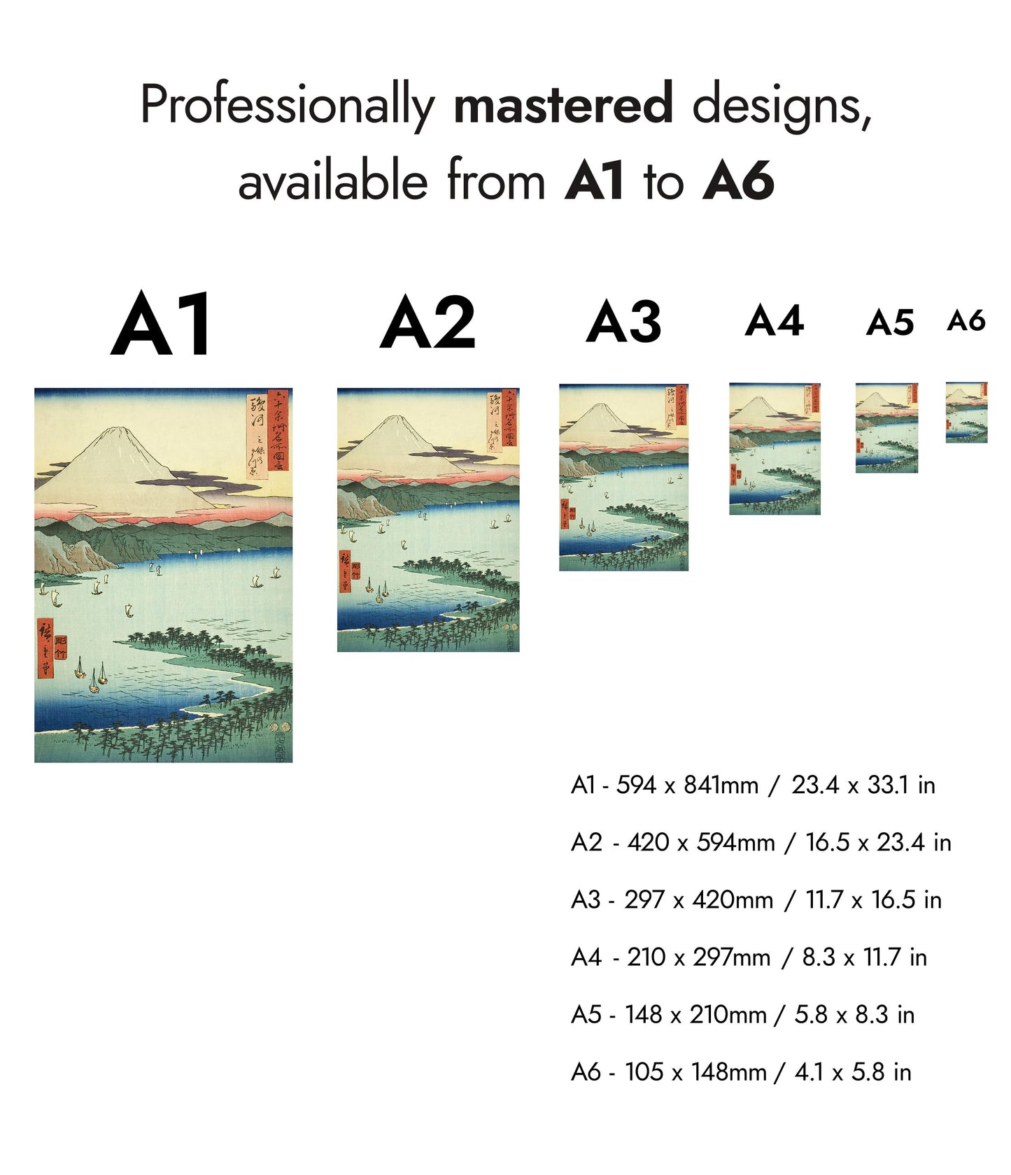 Tallskogen vid Suruga Bay
