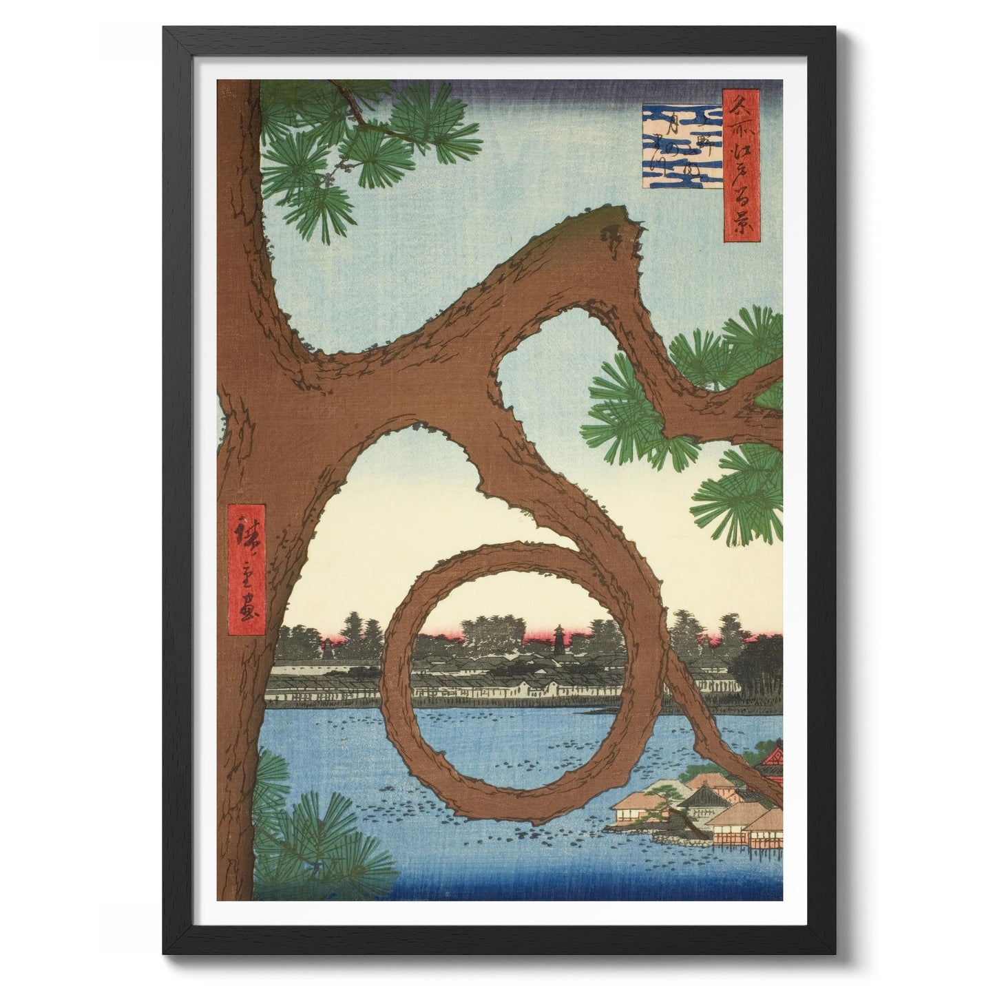 The Moon Pine on the Temple Grounds at Ueno